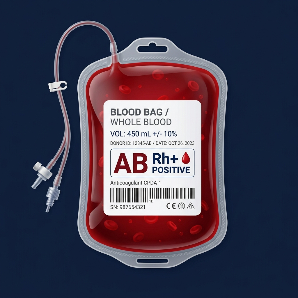 Blood Bag Illustration